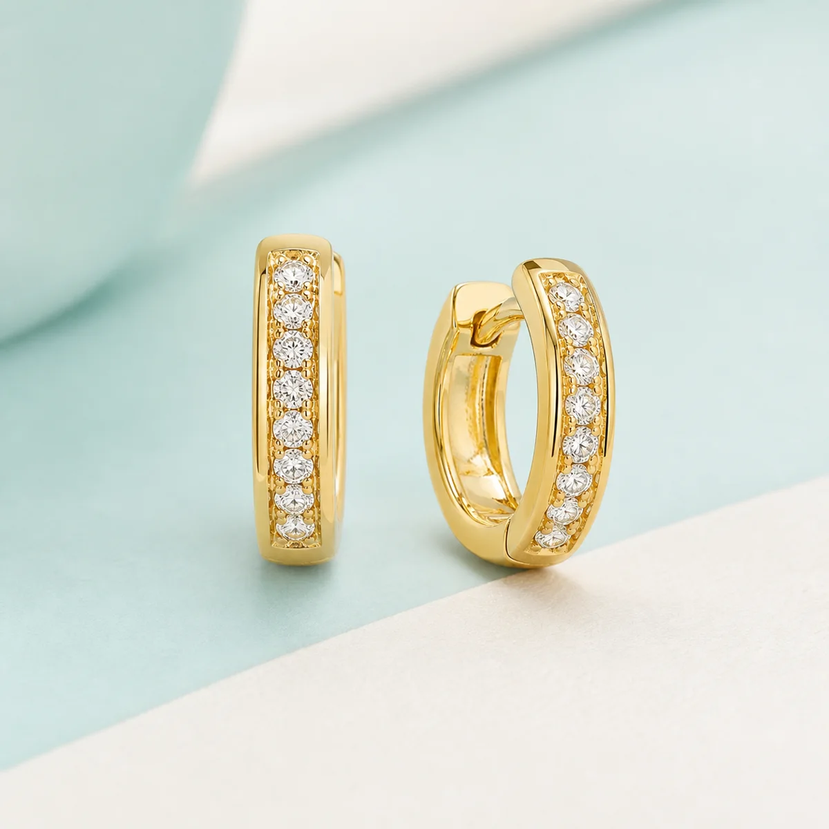 Lumina Lab-Grown Diamond Huggie Earrings