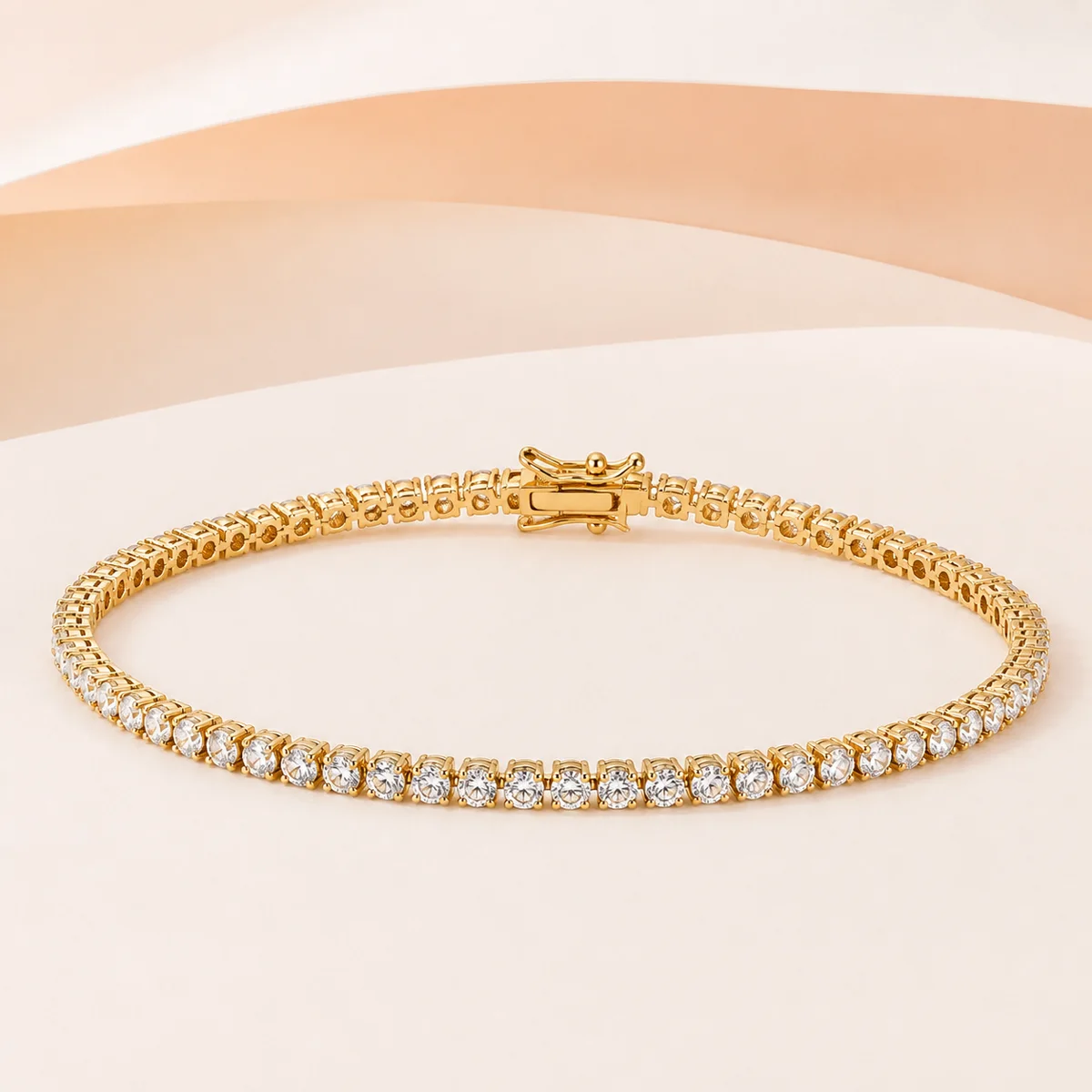 Mira Moissanite Tennis Bracelet