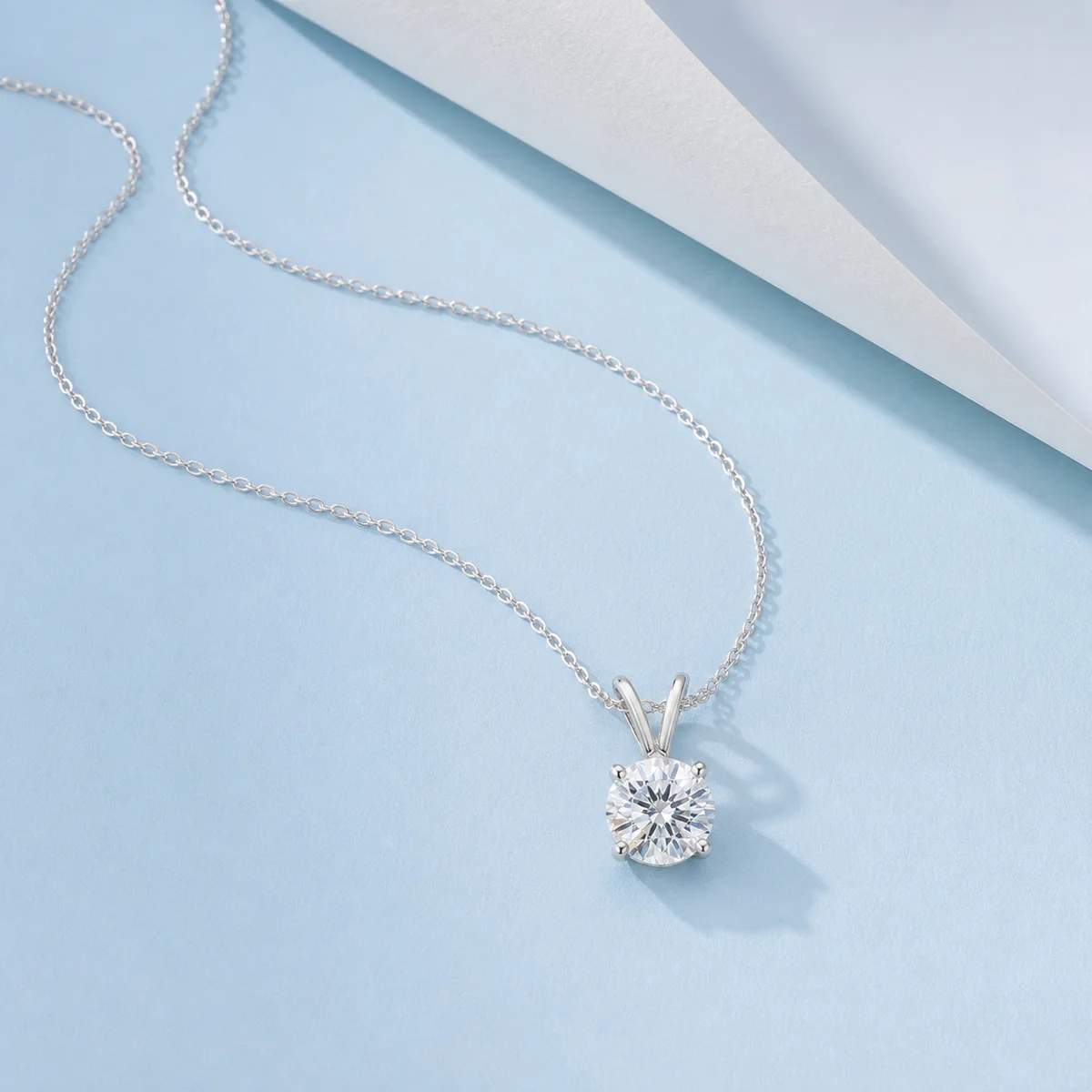 Nora Lab-Grown Diamond Solitaire Pendant